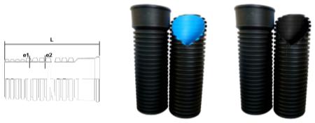 ỐNG HDPE 2 LỚP GÂN SÓNG D200 SN4